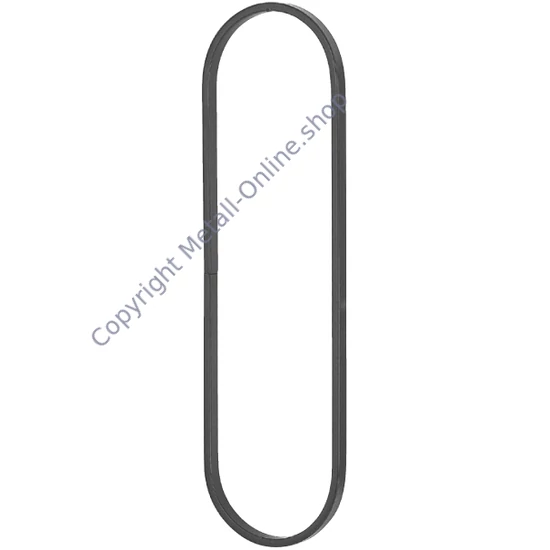 Ovalring, Flachmaterial, glatt