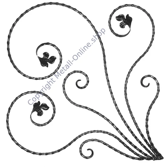 Ornament aus Schmiedeeisen