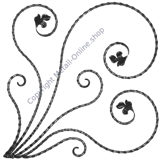Ornament aus Schmiedeeisen