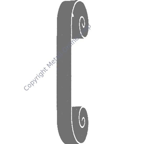 Bauchstab, klassisch, Flachmaterial, glatt