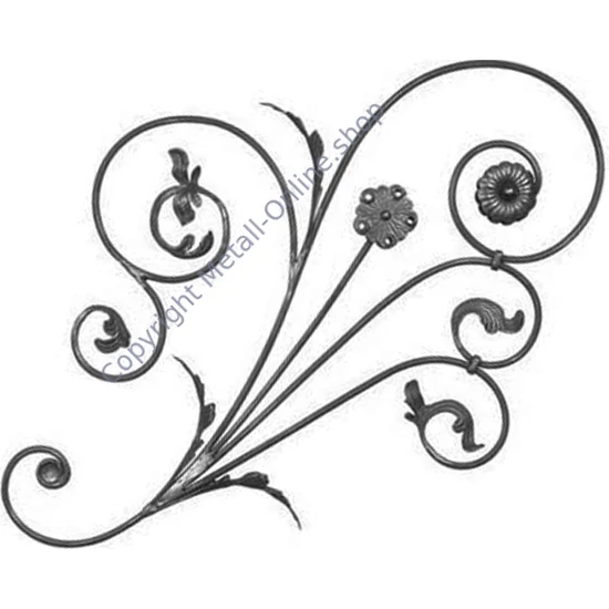Ornament aus Schmiedeeisen