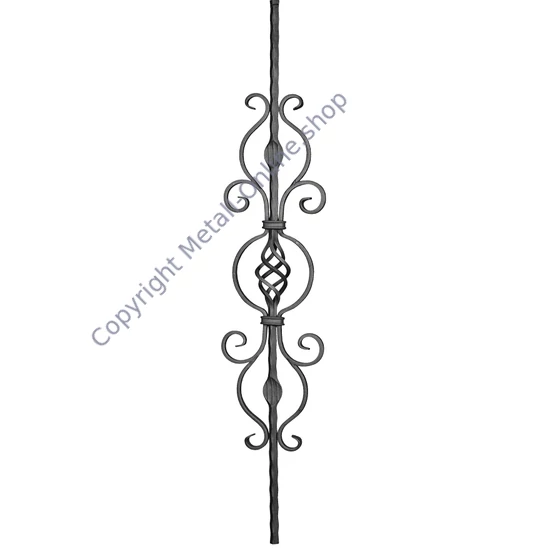 Gitterstab aus Schmiedeeisen