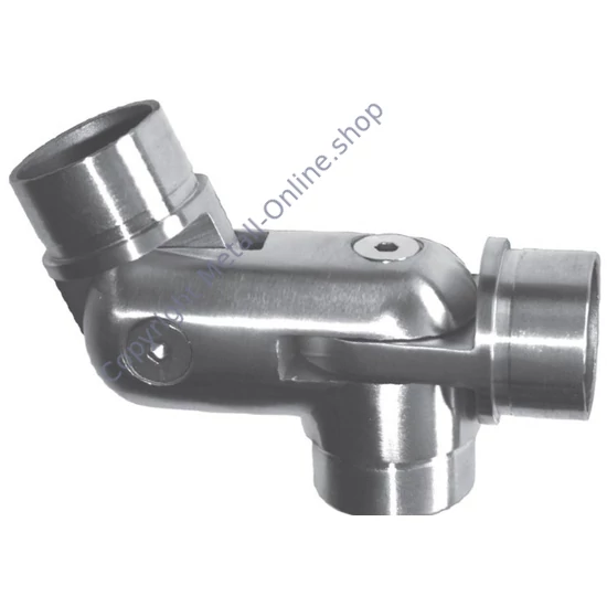 Flexibler Eckbogen mit Gelenk, Edelstahl (AISI 304 - V2A)