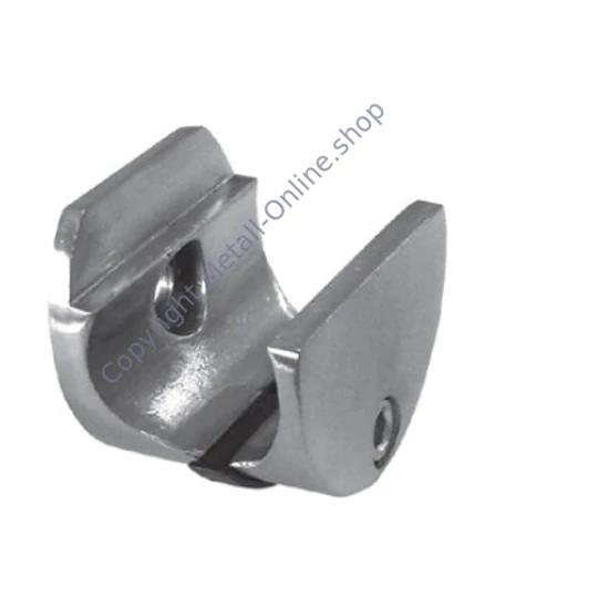 Halter für Rundrohr, Wandstück, Edelstahl (AISI 304 - V2A)