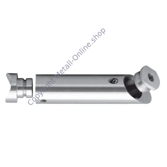 Halter für Türgriff mit M8 Innengewinde, Edelstahl (AISI 304 - V2A)