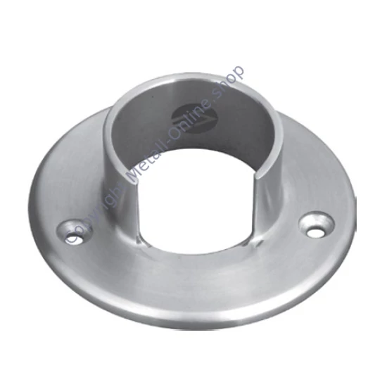 Bodenanker für Glasleistenrohr, Edelstahl (AISI 304 - V2A)