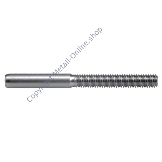 Anschlußstück für Drahtseilspanner, Rechtsgewinde, Edelstahl (AISI 316 - V4A), verschiedene Größen