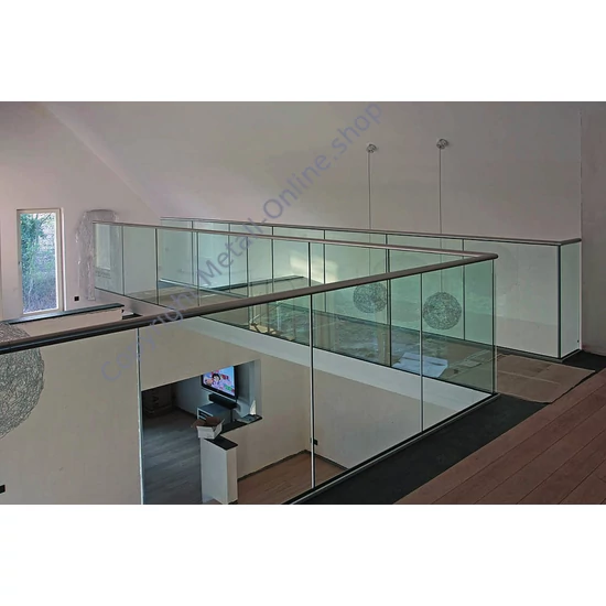 Glasleistenrohr mit Gummidichtung, Edelstahl (AISI 304 - V2A), verschiedene Größen