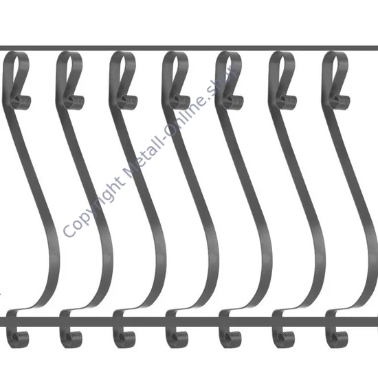 Balkongeländer aus Schmiedeeisen
