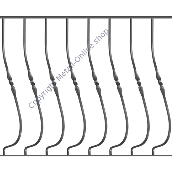 Balkongeländer aus Schmiedeeisen