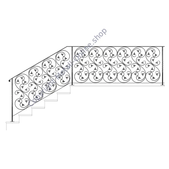 Barock Element, Rundmaterial, glatt