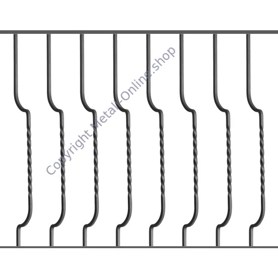 Balkongeländer aus Schmiedeeisen