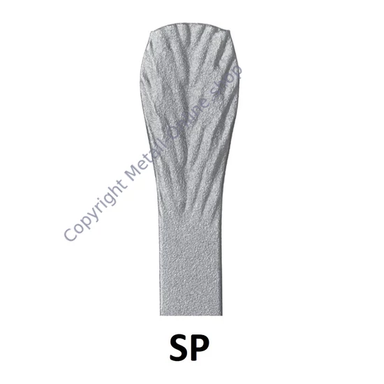 C Schnörkel, verschiedene Materialstärken