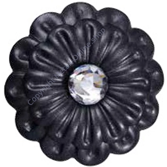 Zierrosette mit Swarovski Kristall Dekor