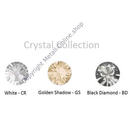 Ornament mit Edelstahl und Swarovski Kristall Dekor
