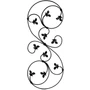 Barock Element, Flachmaterial, glatt