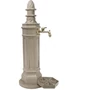 gartenbrunnen, standbrunnen, antik, mit wasserhahn