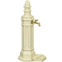 gartenbrunnen, standbrunnen, antik, mit wasserhahn