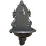 gartenbrunnen, wandbrunnen, antik, mit wasserhahn