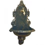 gartenbrunnen, wandbrunnen, antik, mit wasserhahn