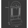 Bild 2/3 - FIRENZE Wandbrunnen für den Garten, antik, schwarz und Patina grün, Gartenbrunnen aus Metall (Aluminium) mit Wasserhahn
