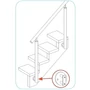 Wandanker, Edelstahl (AISI 304 - V2A), verschiedene Größen