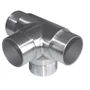 T-Verbinder, mit Abgang, Edelstahl (AISI 304 - V2A)