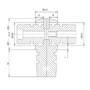 T-Verbinder, Edelstahl (AISI 304 - V2A)