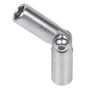 Stabverbinder mit Gelenk, Edelstahl (AISI 316 - V4A), hochglanzpoliert