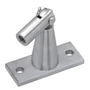Zugstangenhalter, für Wandmontage, rechteckig , Edelstahl (AISI 304 - V2A)