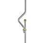 Zierstab, Edelstahl (AISI 304 - V2A), Dekor aus Kupfer