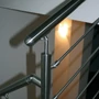 Querstabhalter mit Gelenk, anbaubar an Rund-oder Vierkantrohr, Edelstahl (AISI 304 - V2A), verschiedene Größen