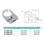 Bild 2/2 - Rohrschelle, Edelstahl (AISI 304 - V2A), verschiedene Größen