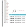 Bild 2/2 - Geländerpfosten, Edelstahl, Rundrohr, vorgebohrt für Querstabhalter, mit 6+6 M6 Bohrungen 180° (AISI 304 - V2A), verschiedene Größen