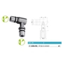 Eckbogen 90°, Edelstahl (AISI 304 - V2A)