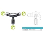Eckverbinder 135°, Edelstahl (AISI 304 - V2A)