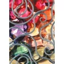 Abstraktes Ornament mit Swarovski Kristall Dekor